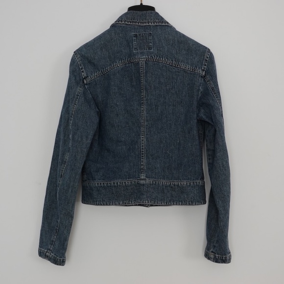 Jeans jacket size S Cappopera Italy designer’s 100% cotton denim - Picture 8 of 10